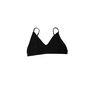 POL Quilted Triangle Bralette Black Size M